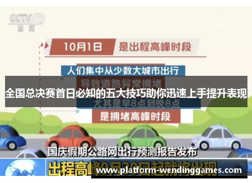 全国总决赛首日必知的五大技巧助你迅速上手提升表现