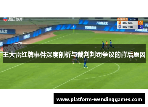 王大雷红牌事件深度剖析与裁判判罚争议的背后原因